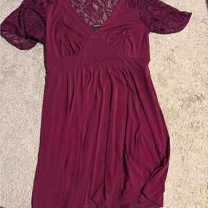 Torrid Deep Purple Lace Dress